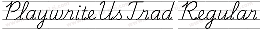 PlaywriteUsTrad Regular字体转换